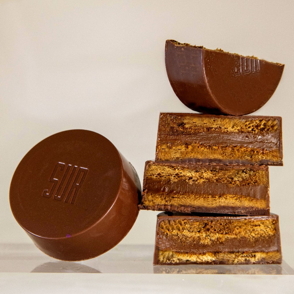 Alfajor Cortado (coffee and milk chocolate) Individual