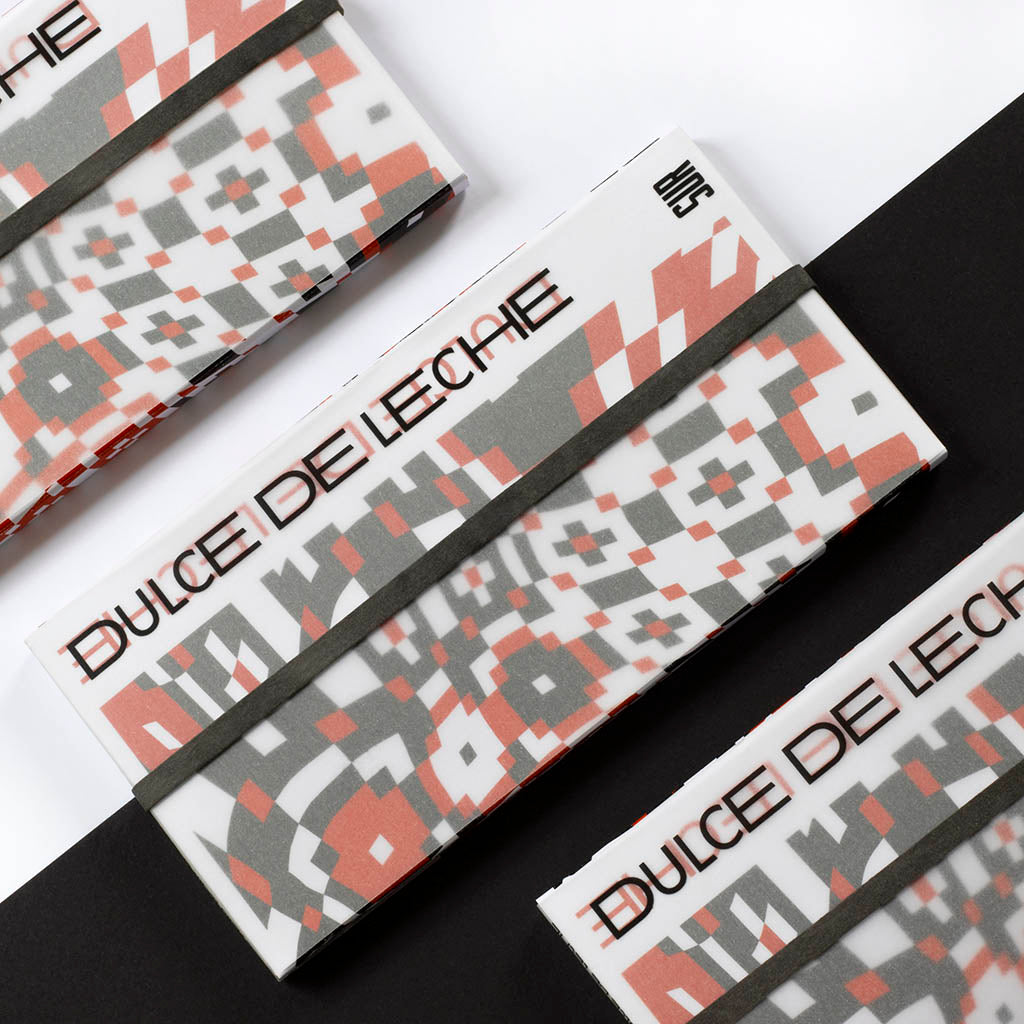 Dark chocolate and Dulce de Leche bar individually wrapped