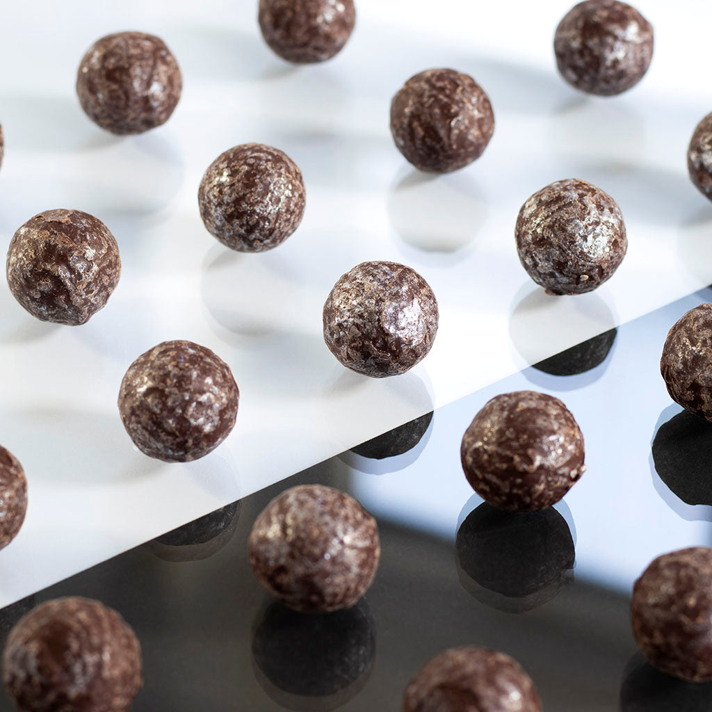 Dark chocolate, dulce de leche and rum truffles